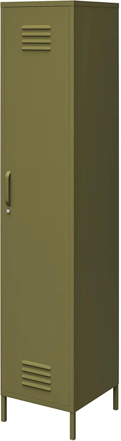 RealRooms Shadwick Single Metal Locker Storage Cabinet