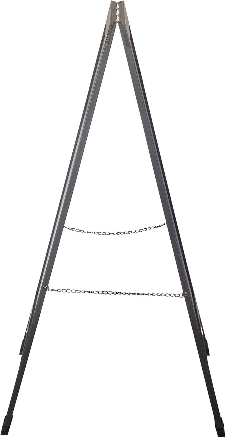 Flash Furniture Wood A-Frame Magnetic Chalkboard Set with Markers, Stencils, and Magnets