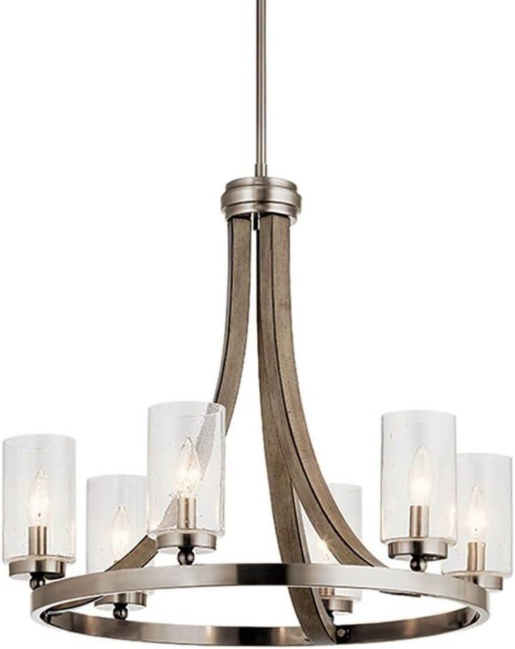 Kichler Lighting Grand Bank 6 - Light Chandelier in  Auburn Stained