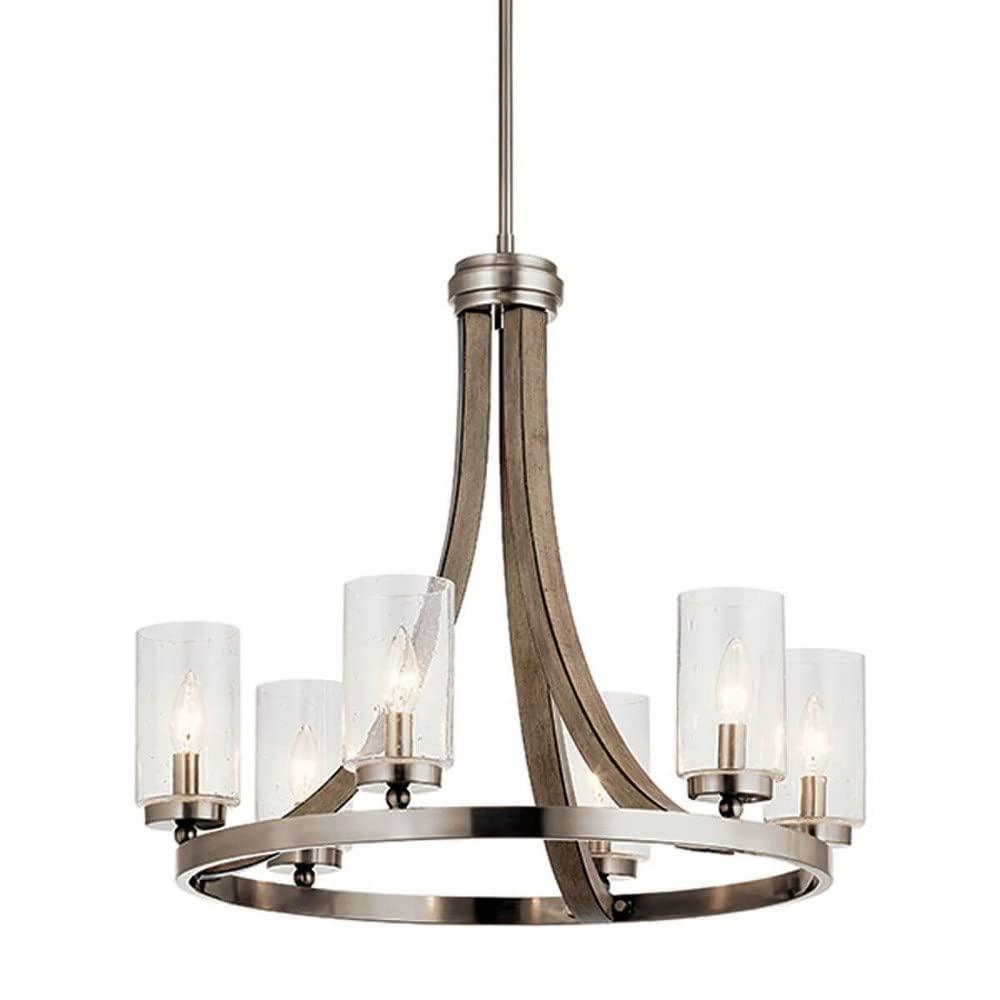 Kichler Lighting Grand Bank 6 - Light Chandelier in  Auburn Stained