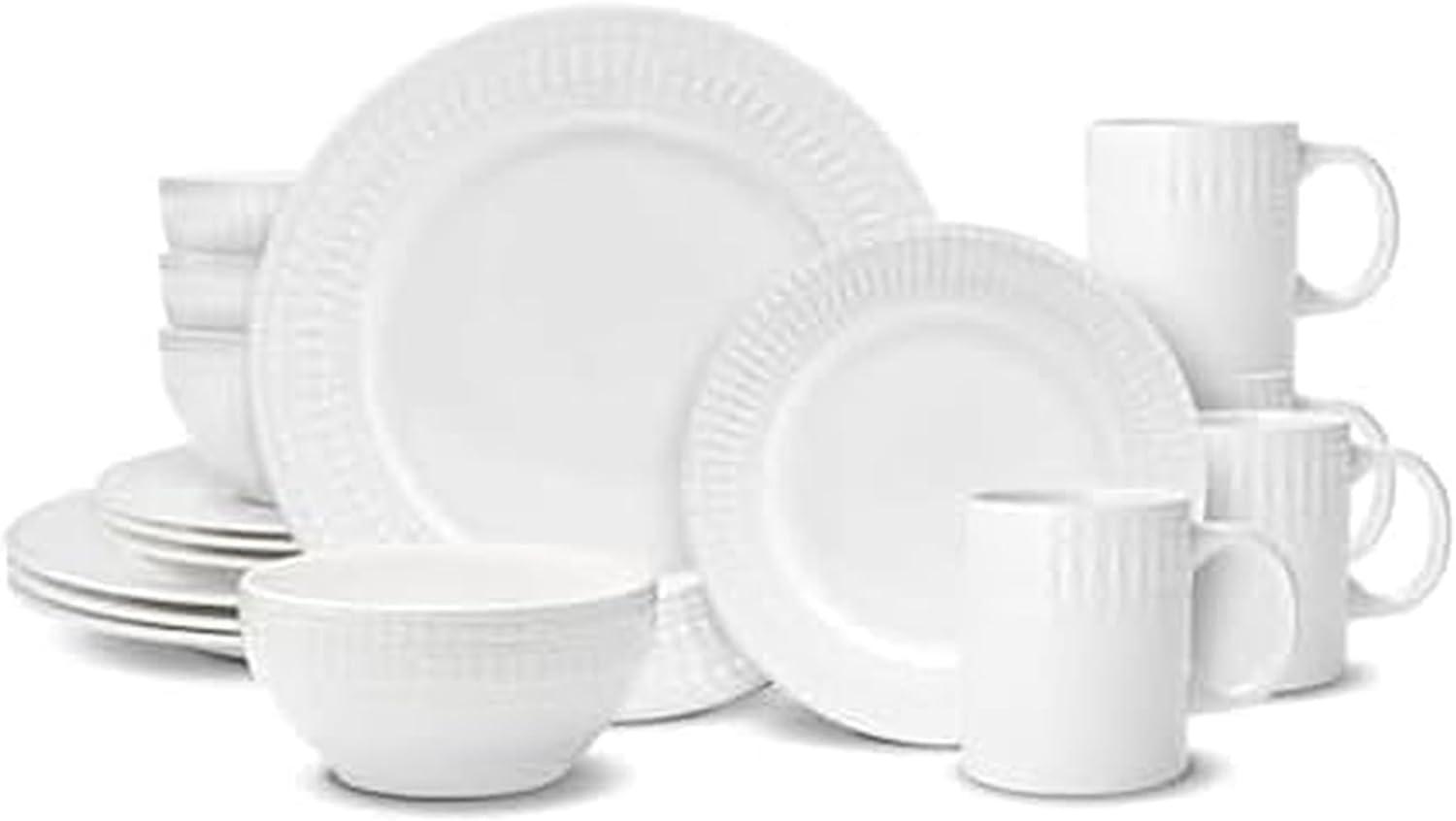 Pfaltzgraff Pfaltzgraff Cassandra 16-Piece Porcelain Dinnerware Set, Service for 4