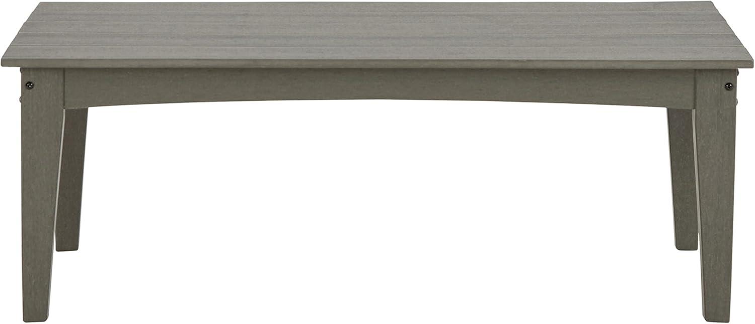 Signature Design by Ashley Contemporary Visola Outdoor Coffee Table  Gray