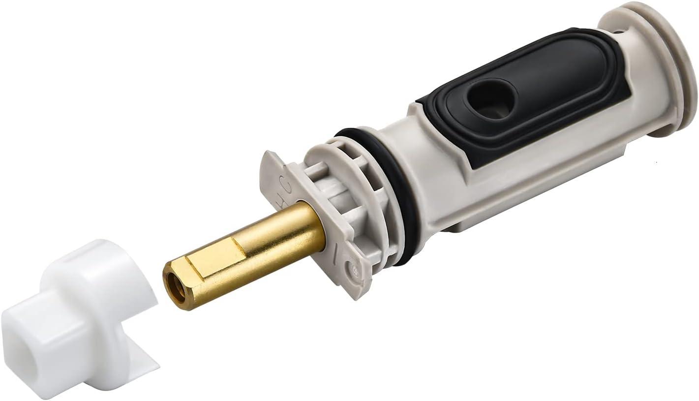 1222 Replacement Cartridge with Moen 104421 Cartridge Puller Removal Tool Retainer Clip Compatible with Moen One-Hanlde Posi Temp 1222B Shower Bathtub Faucet (1222 cartridge +104421 cartridge puller)