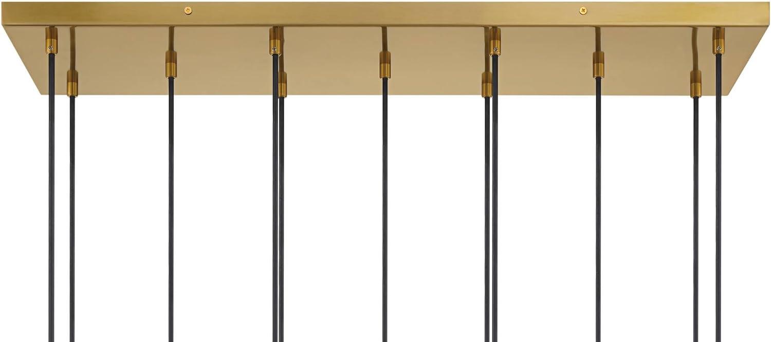 Possini Euro Design Possini Euro Marika 32" Wide Soft Gold Multi-Light Island Pendant