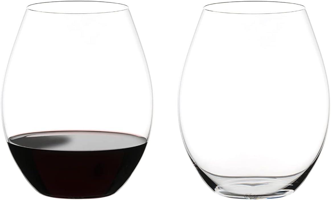 RIEDEL The O Wine Tumbler Old World Syrah Wine Glass (Set of 2)
