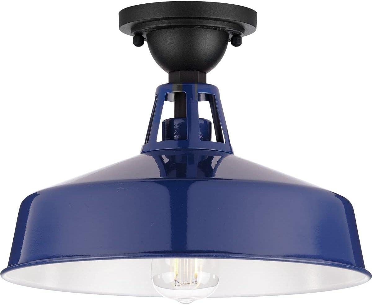 Progress Lighting - One Light Semi Flush Mount - Outdoor - Cedar Springs -