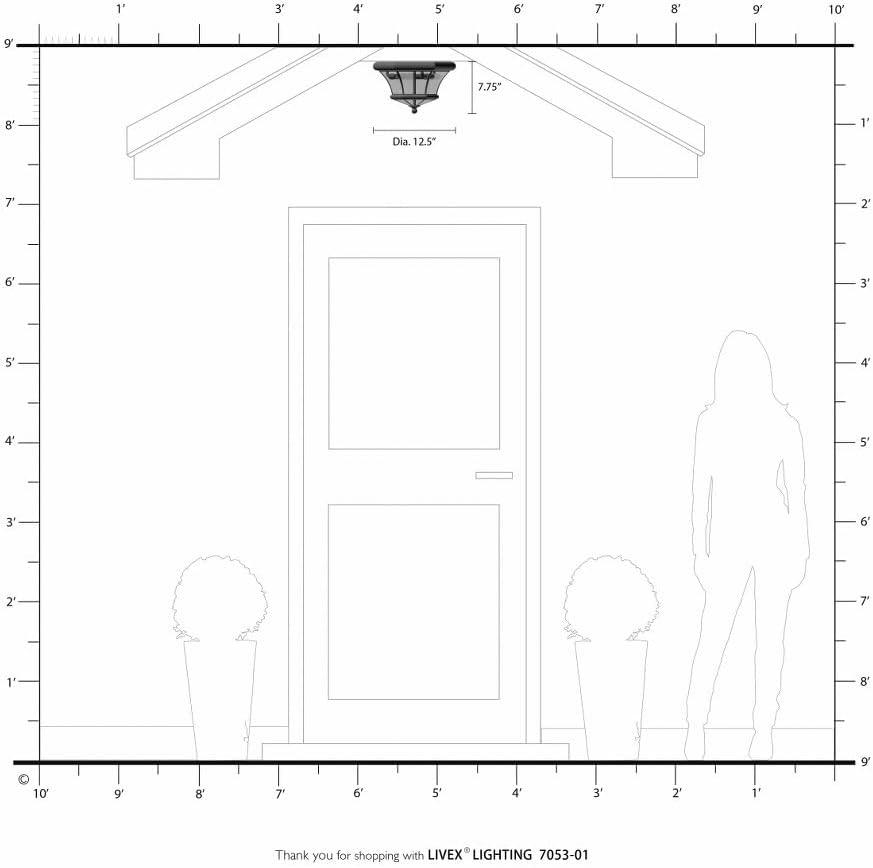 Livex Lighting Monterey/Georgetown 3 - Light Flush Mount in Brushed Nickel