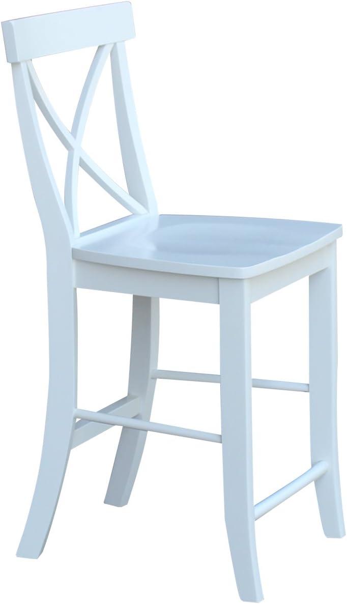 International Concepts X-Back Counter Height Stool - 24" Seat Height