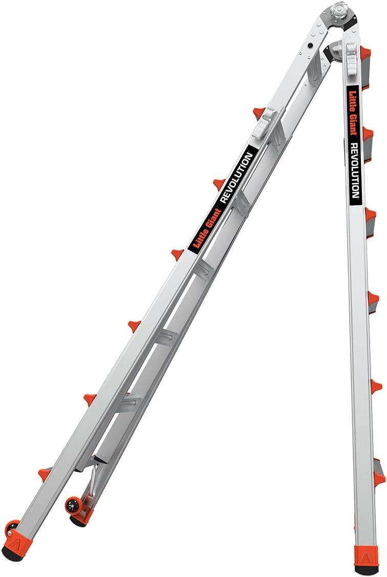 Little Giant Ladders Ladder,Aluminum,6 to 11 ft H,300 lb Cap 13126-001