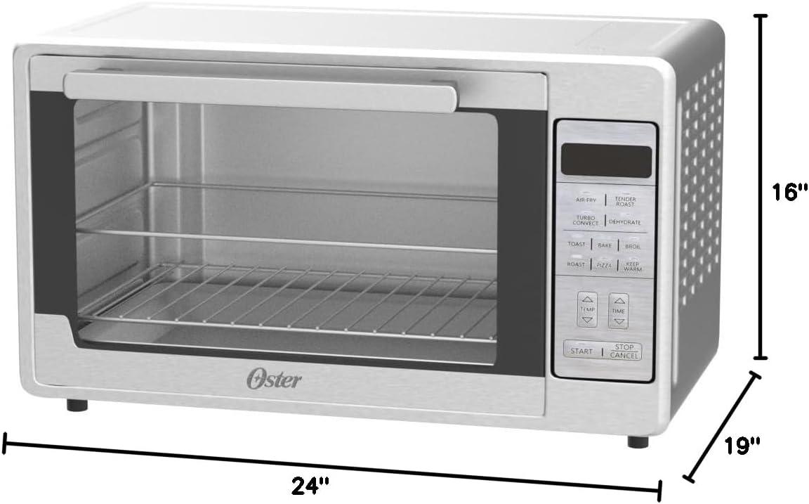 Extra-Large Stainless Steel Digital Air Fryer Oven