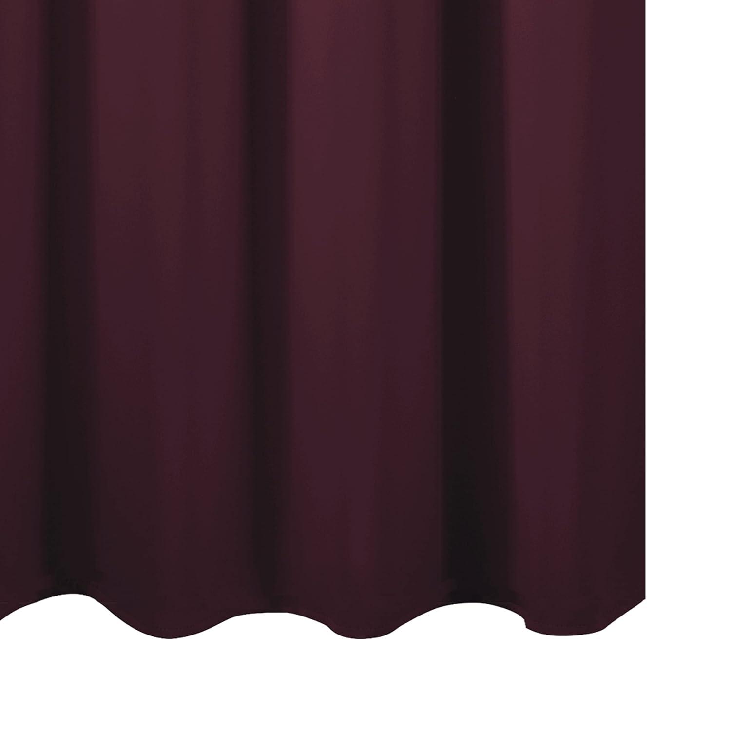 LEMOMO Burgundy Blackout Curtains 38 x 54 Inch Length/Set of 2 Curtain Panels/Thermal Insulated Room Darkening Blackout Curtains for Bedroom