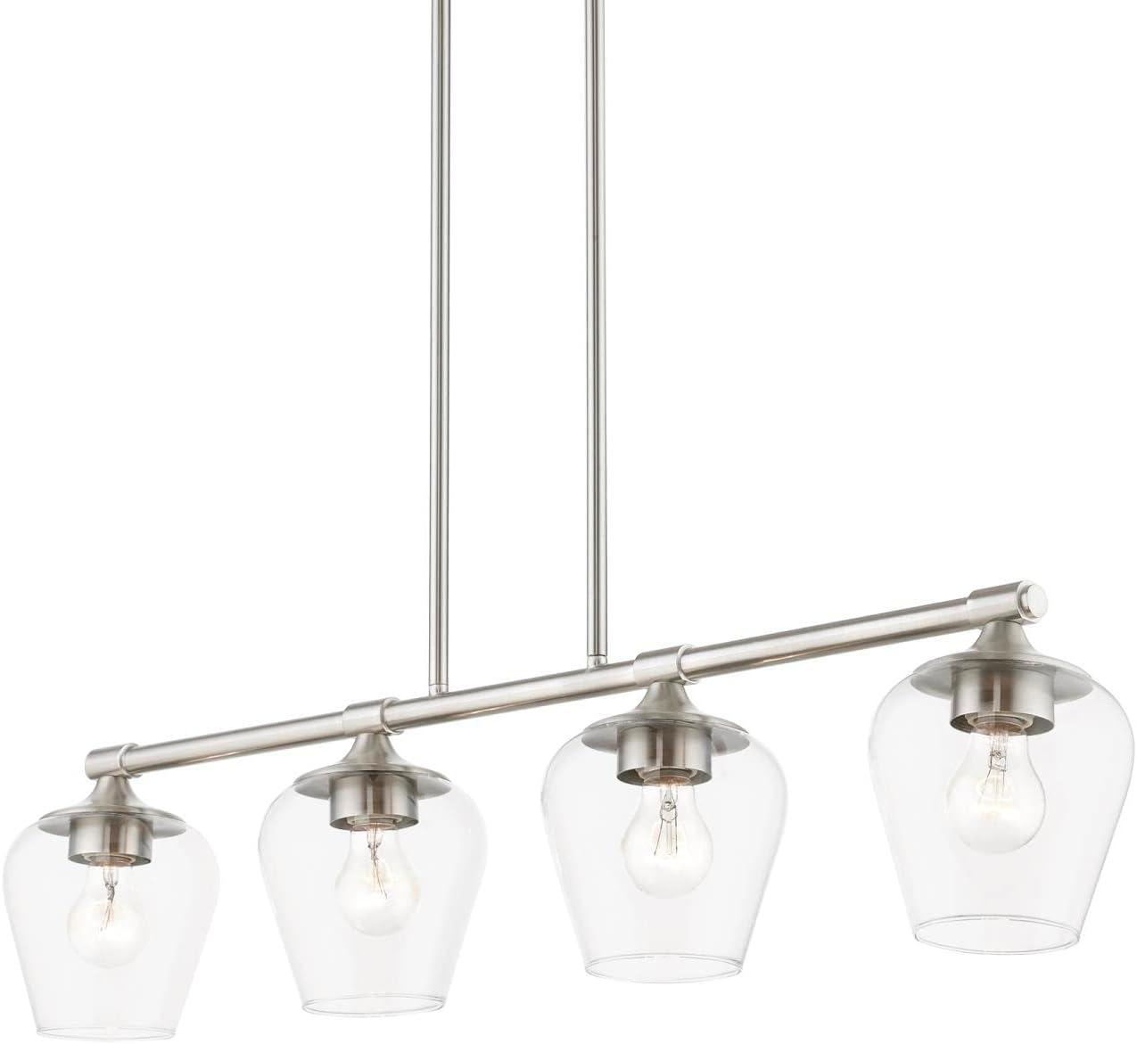 Livex Lighting Willow 4 - Light Chandelier in  Brushed Nickel
