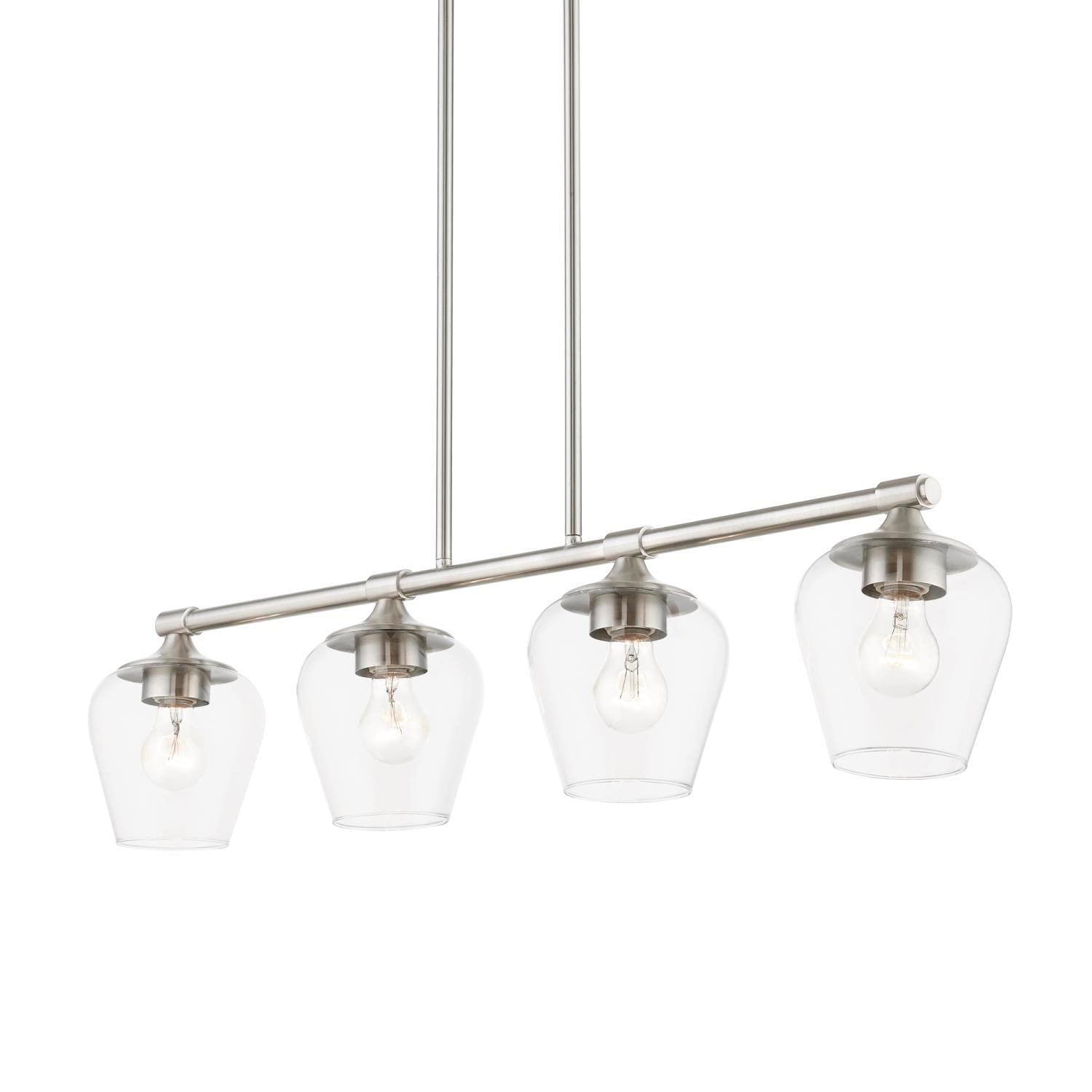 Livex Lighting Willow 4 - Light Chandelier in  Brushed Nickel