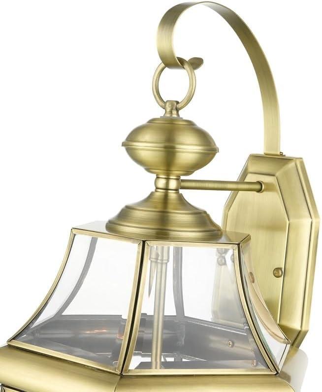 Livex Lighting Monterey 3 - Light Wall Light in Antique Brass