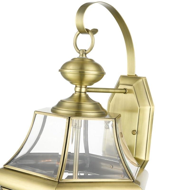 Livex Lighting Monterey 3 - Light Wall Light in  Antique Brass