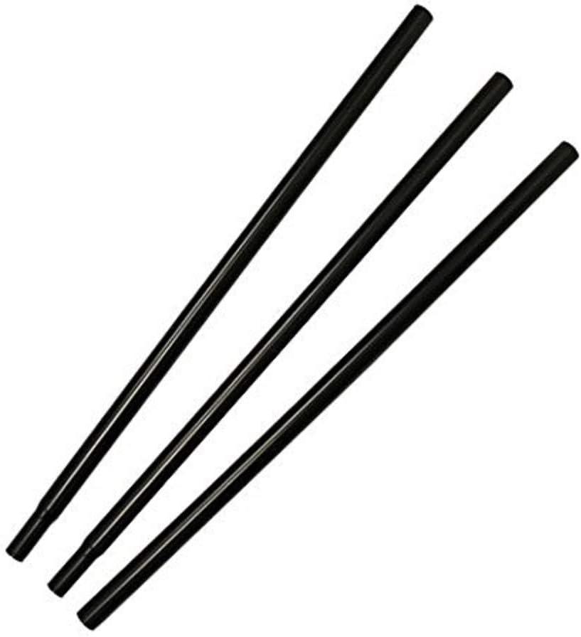 Black Steel 90" Three Arm Bird Feeder Pole with Extended Reach