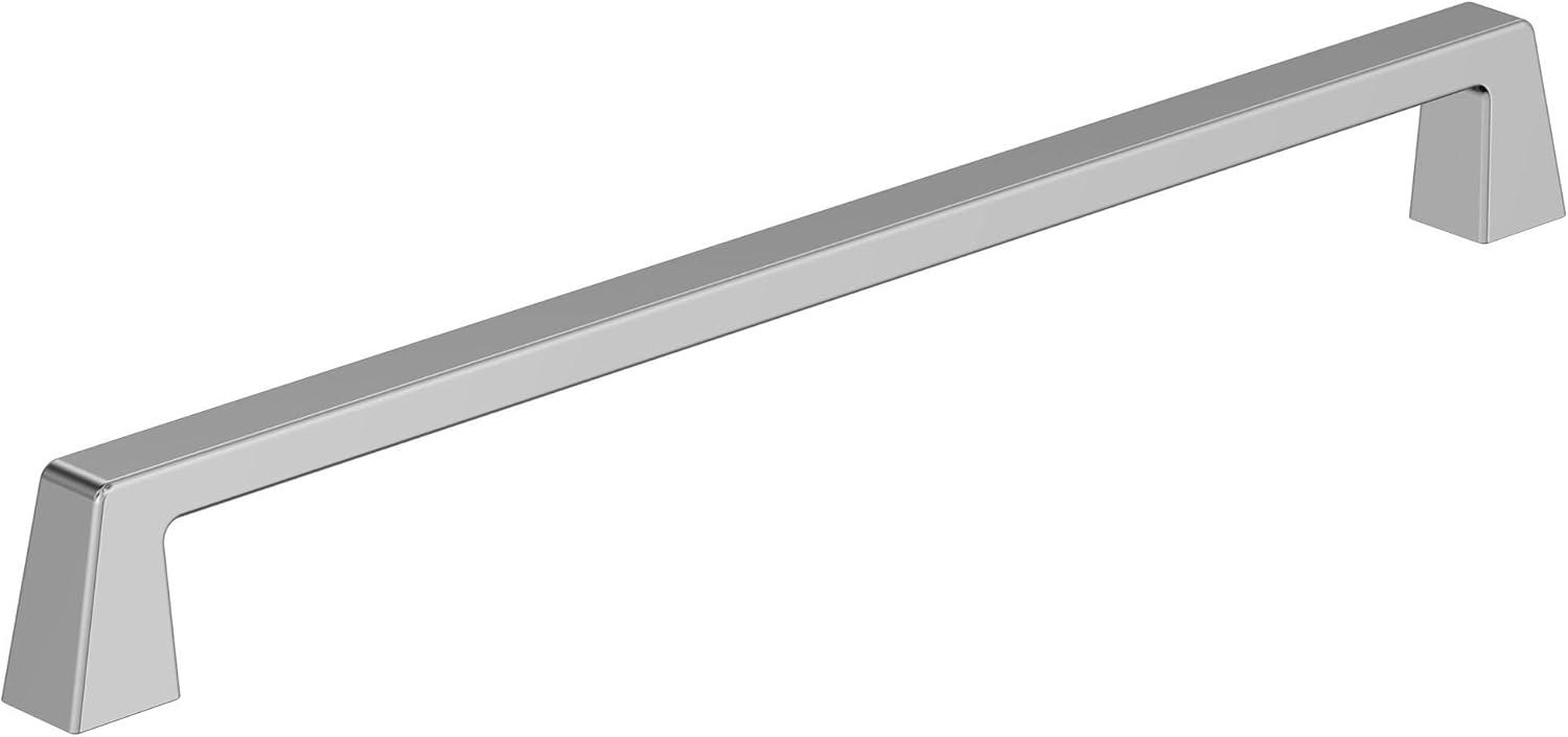 Amerock Blackrock 10-1/16 inch (256mm) Center-to-Center Polished Chrome Cabinet Pull