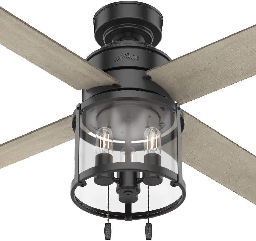 Hunter Astwood 52 Led Astwood 52" 4 Blade Led Indoor Ceiling Fan - Black