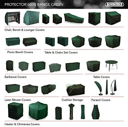 Bosmere C567 Chaise / Steamer Chair Cover - 59 x 24 in. - Green