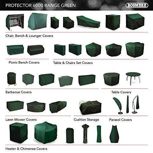 Bosmere C567 Chaise / Steamer Chair Cover - 59 x 24 in. - Green