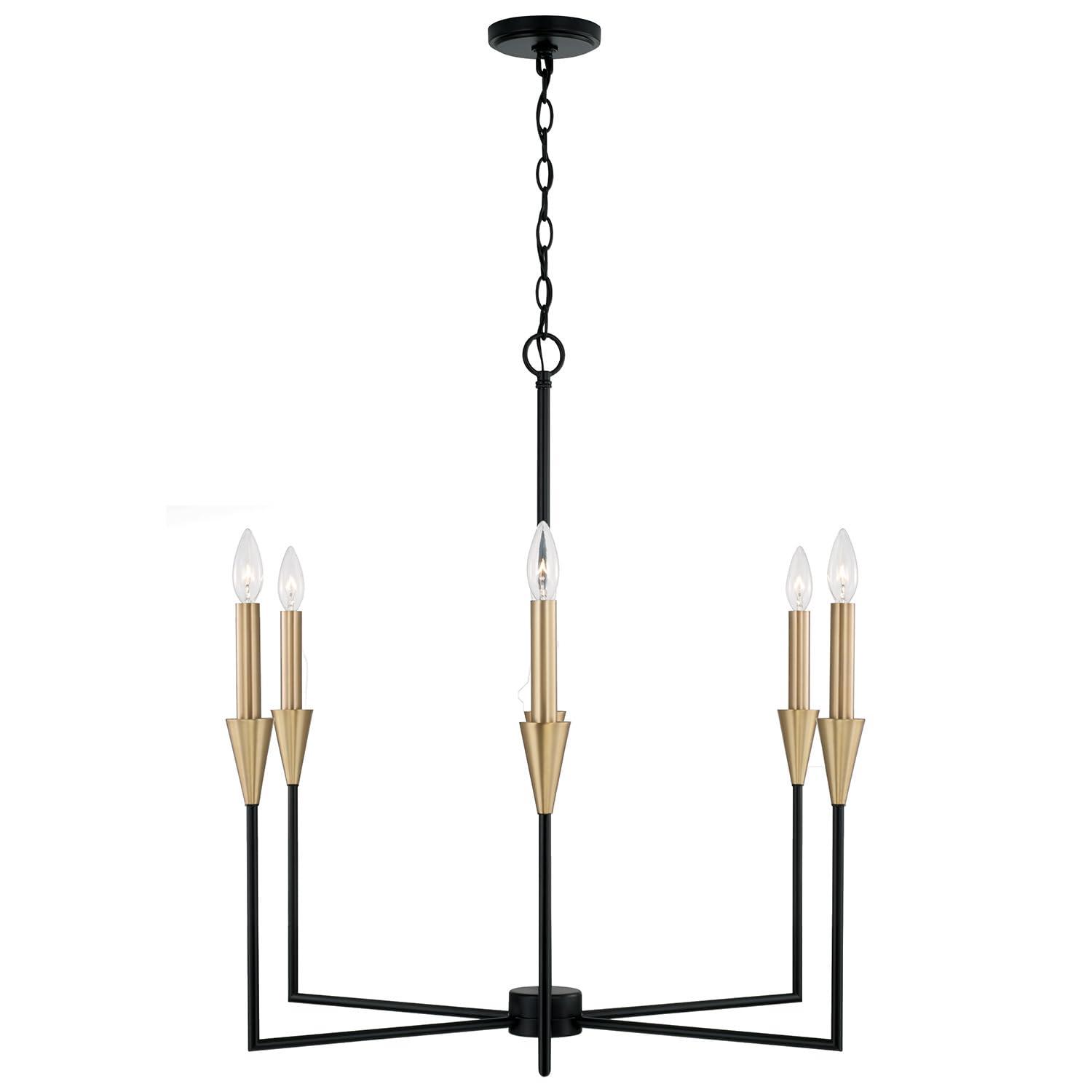 Capital Lighting Avant 6 - Light Dimmable Classic / Traditional Chandelier