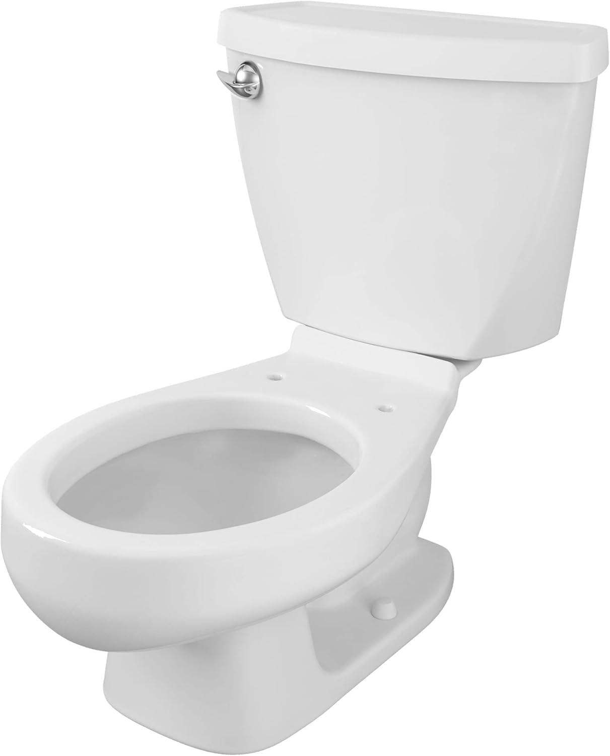 American Standard Baby Devoro FloWise Round Front Toilet 10 in. Height