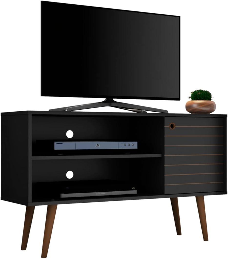 Liberty 42.52" Mid-Century Modern TV Stand with 2 Shelves and 1 Door