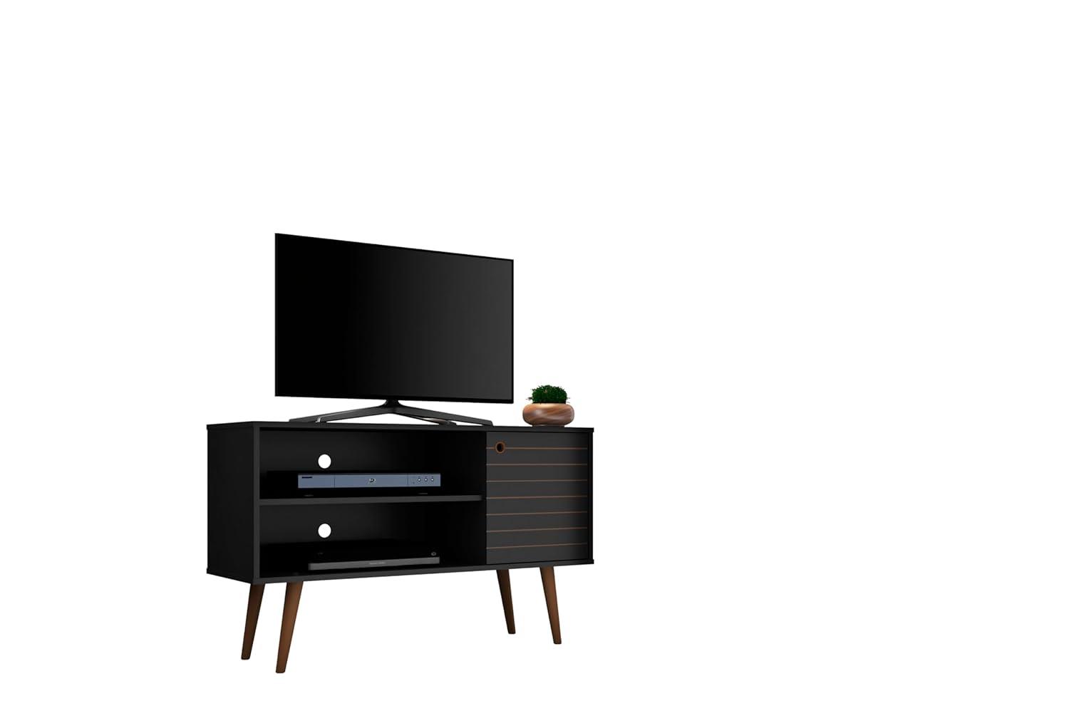Liberty 42.52" Mid-Century Modern TV Stand with 2 Shelves and 1 Door