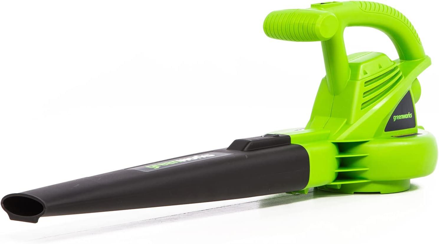 Greenworks 7 Amp 150 CFM at 160 MPH Corded Electric Leaf Blower 24012