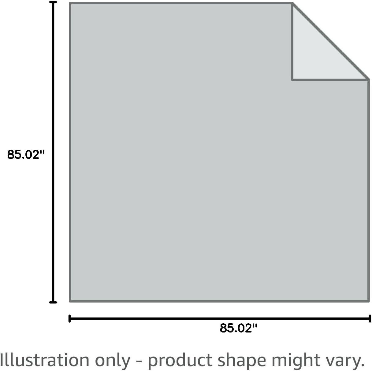 Queen Size Dark Gray Microfiber Down Alternative Comforter Set