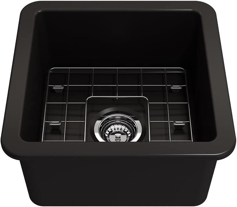 BOCCHI 18'' L Fireclay Kitchen Sink 1359-004-0120