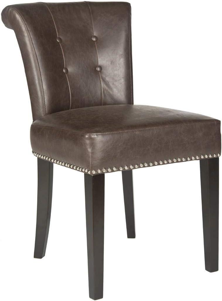 Sinclair 21''H Ring Chair (Set of 2) with Silver Nail Heads  - Safavieh