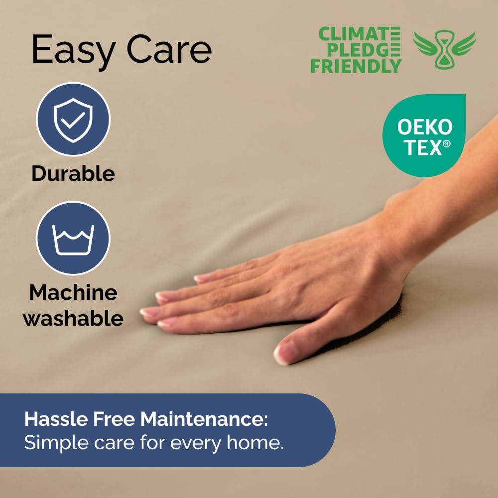 Hotel Quality 100% Cotton Fitted Sheet 18" - 24" Inch Extra Deep Pocket