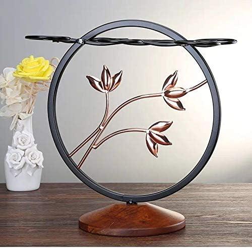 Fiamer Metal Freestanding Wine Rack For Wine Glasses, Kitchen, Bar, Table Decor - -