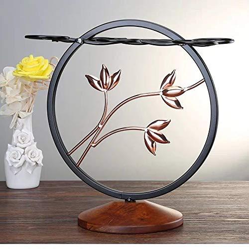 Fiamer Metal Freestanding Wine Rack For Wine Glasses, Kitchen, Bar, Table Decor - -
