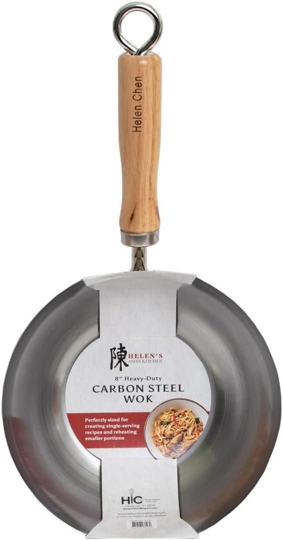 Helen’s Asian Kitchen Wok, Carbon Steel, 8-inch
