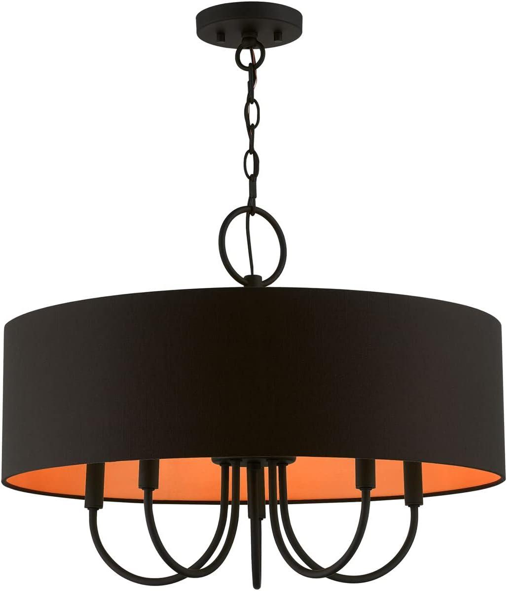 Livex Lighting Bradhurst 5 - Light Pendant in  Black