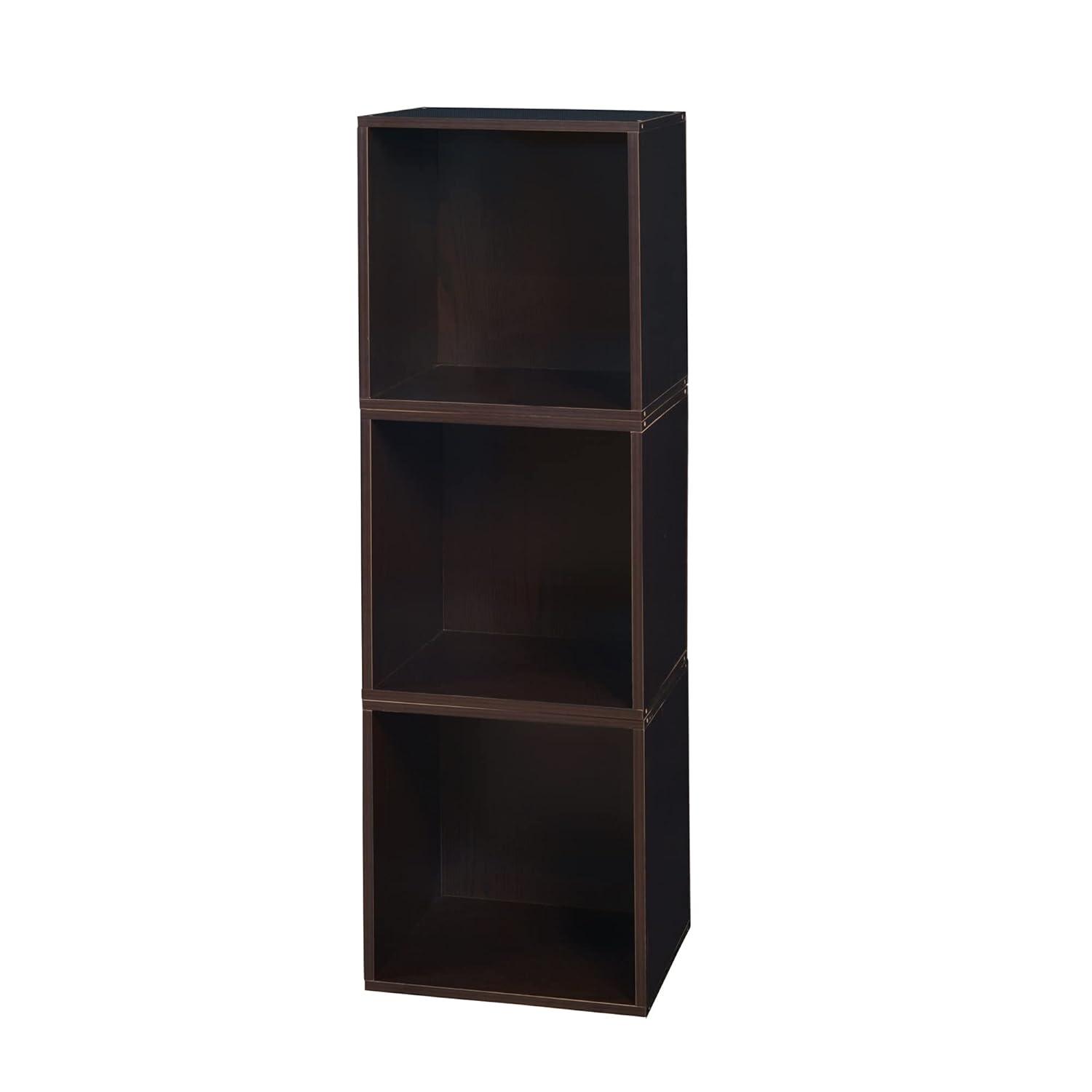 Niche Cubo Storage Organizer Open Bookshelf Set- 6 Cubes- Cherry
