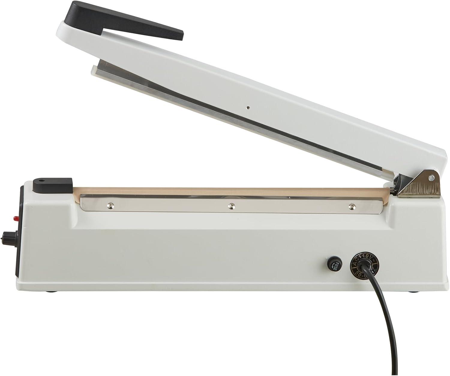 VEVOR VEVOR 12" Aluminum Hand Impulse Heat Sealer Machine Poly Plastic Bags Sealing