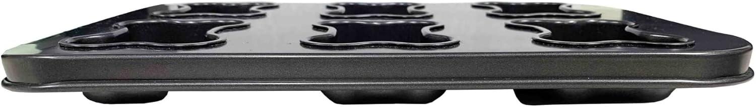 Midlee Nonstick Bone Shape Pan (Cupcake)