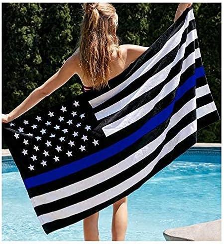 Thin Blue Line Flag United States Policeman Banner Polyester 3x5 Foot Flags Vivid Color and UV Fade Resistant Flag Outdoor Banner