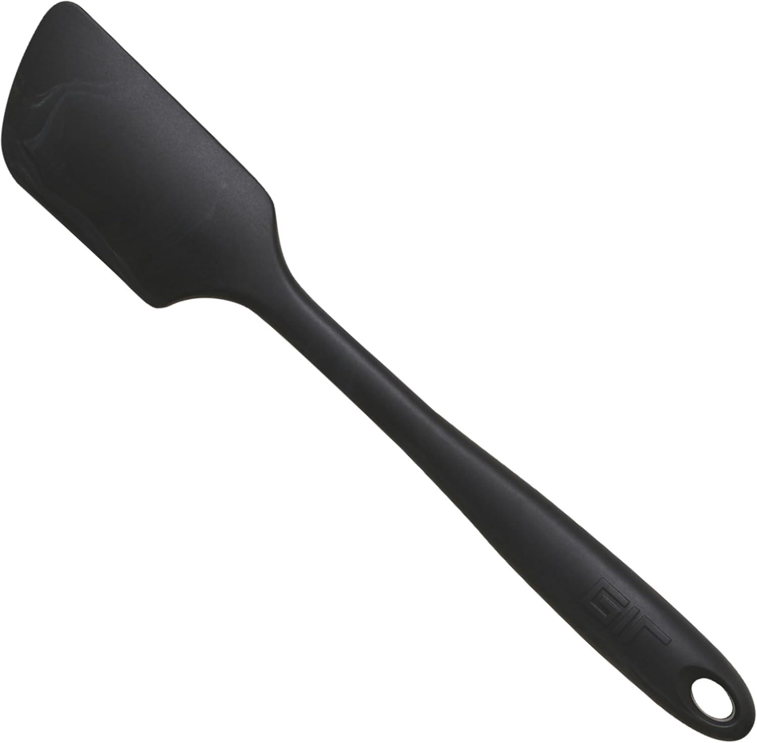 Get It Right Premium Silicone Spatula , Heat Resistant up to 550 F , Seamless, Nonstick Kitchen Spatulas for Cooking, Baking, and Mixing , Ultimate - 11 IN, Black