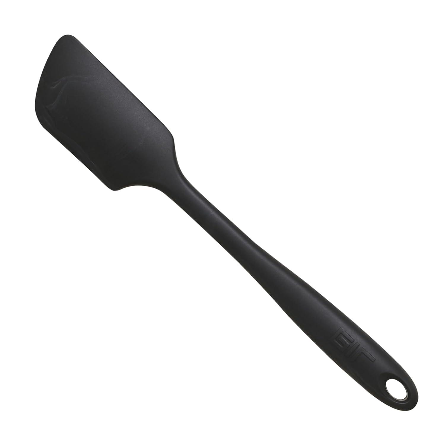 Get It Right Premium Silicone Spatula , Heat Resistant up to 550 F , Seamless, Nonstick Kitchen Spatulas for Cooking, Baking, and Mixing , Ultimate - 11 IN, Black