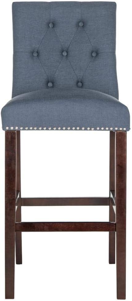 Norah Bar Stool (Set of 2) - FOX6210 - Navy - Safavieh Couture