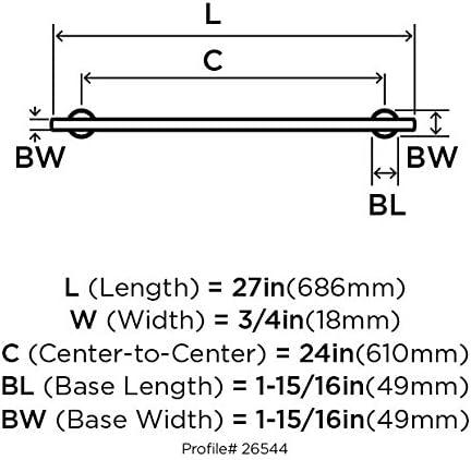 Amerock Arrondi Wall Mounted Towel Bar