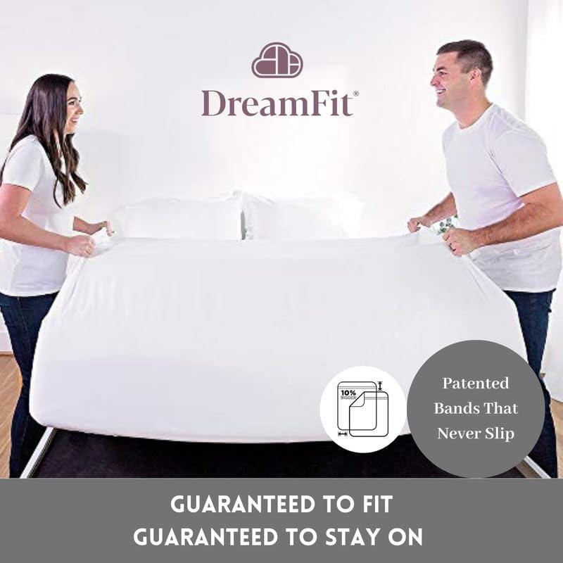 DreamFit® Moisture-Wicking StaDry™ Sheet Sets, DreamComfort™ Collection - Gray - Queen