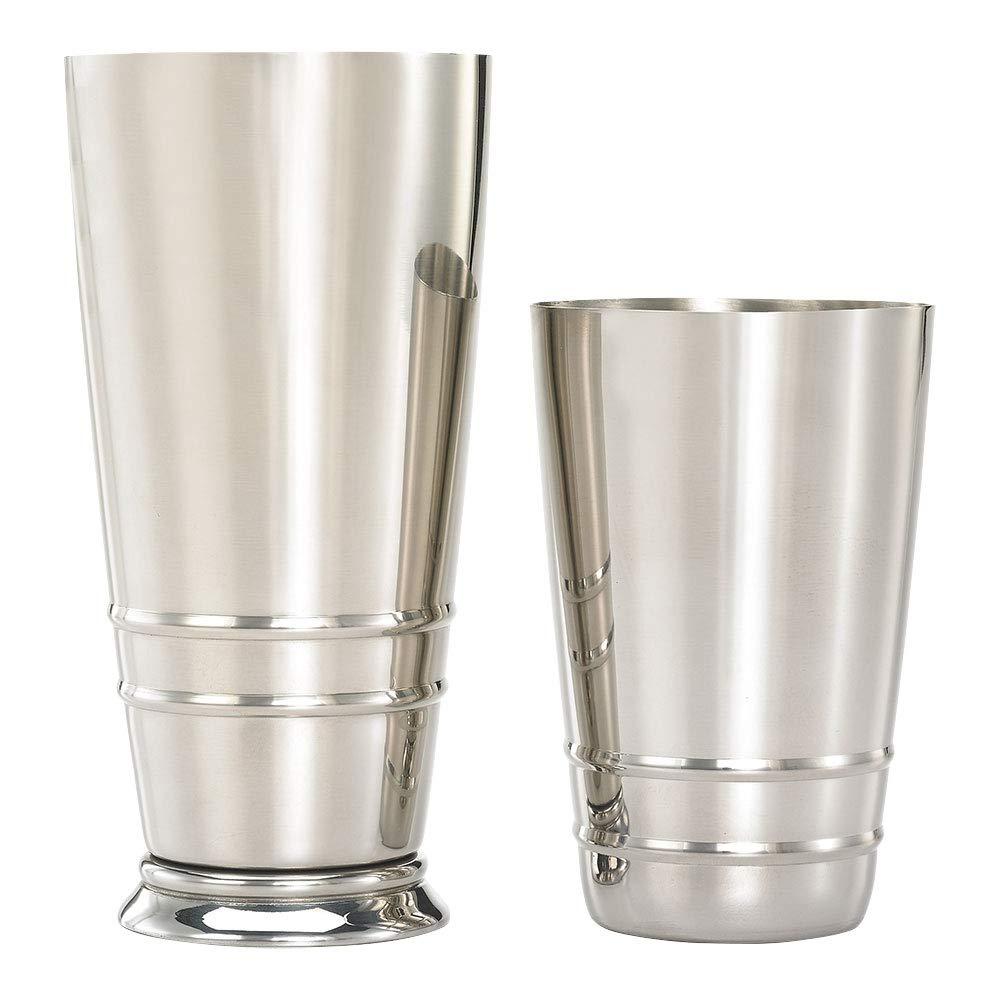 Mirror Finish Silver Stainless Steel Cocktail Shaker Set