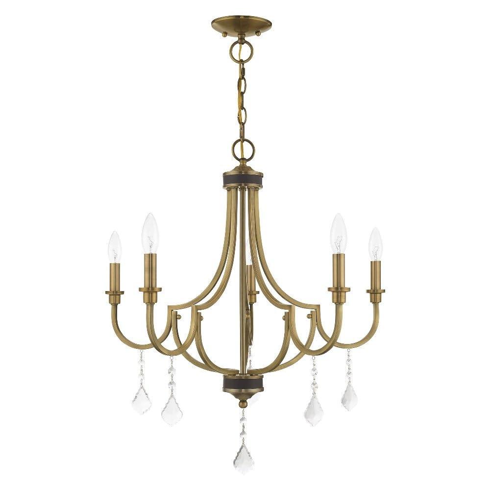 Livex Lighting Glendale 5 - Light Chandelier in  White