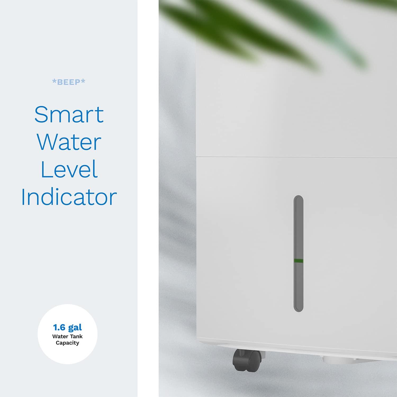 hOmeLabs hOmeLabs 4,000 Sq. Ft Energy Star Dehumidifier with Pump – Ideal for Bedrooms and Laundry Rooms