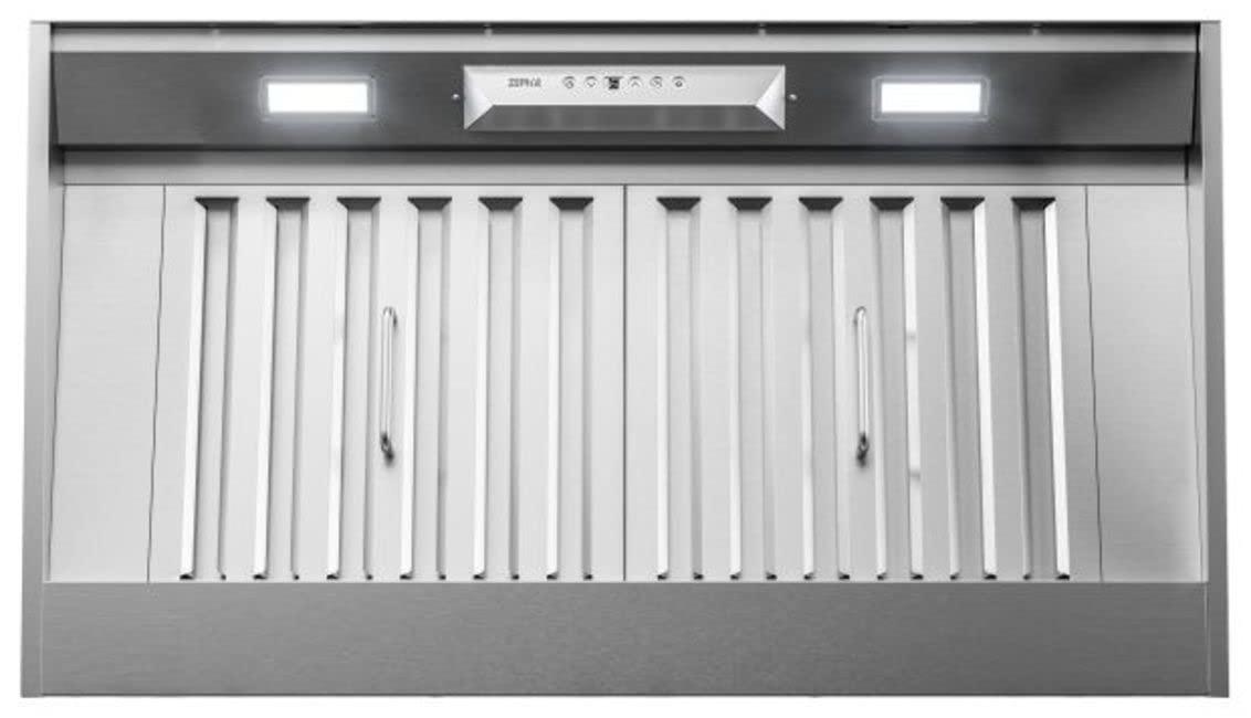 Zephyr Zephyr Monsoon I 36" 600 CFM Insert Mount Range Hood with LED Light in Stainless Steel